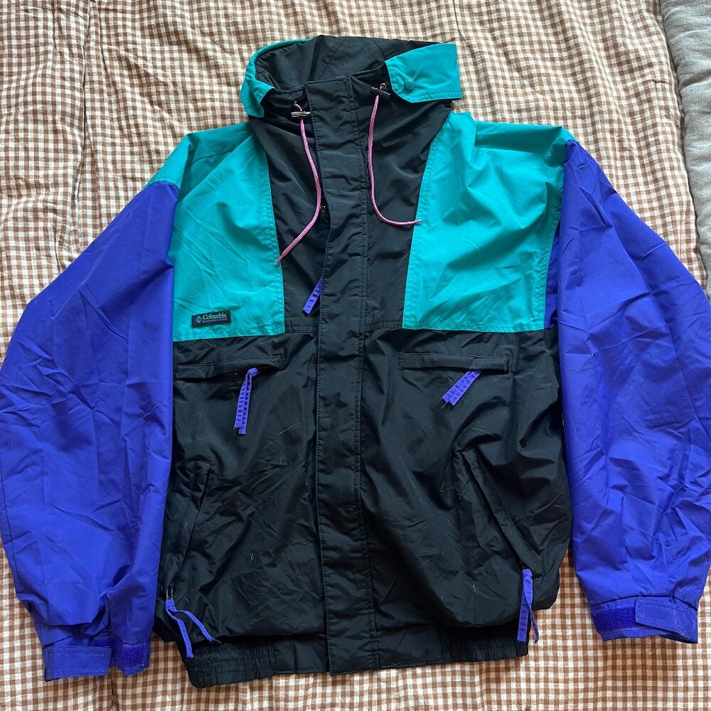 Vintage Men's Columbia Windbreaker Size L